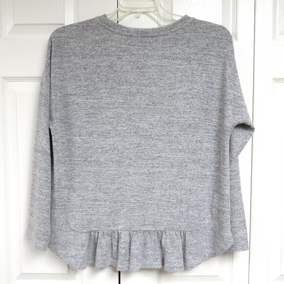 Banana Republic Heather Gray Tunic Tee Size L - Picture 2 of 4